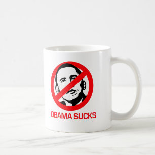 Caneca De Café Anti-Obama - Obama suga