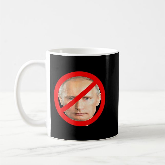 Caneca De Café Anti-Putz Rússia Pro Ucrânia, Apoio à Liberdade Uk (Esquerda)