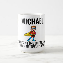CANECA DE CAFÉ ANTI-STRESS KIDS HERO SUPERHERO POWER