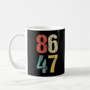 Caneca De Café Anti-Trump - 86 47 I