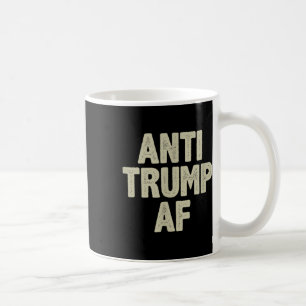 Caneca De Café Anti Trump Af - Estilo de Vintagem -