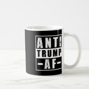 Caneca De Café Anti-Trump Af Shirt Bold Liberal Humor Político P