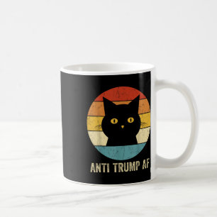 Caneca De Café Anti Trump Af Tee Retro Funny Anti Trump Cat