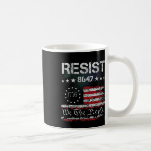 Caneca De Café Anti Trump Impeach 47 86 47 Flag Impeach Trump 864