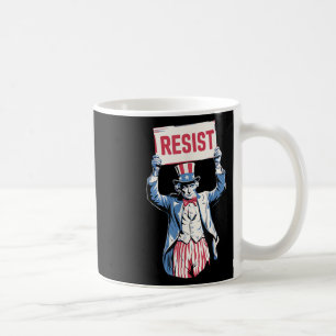Caneca De Café Anti-Trump Resistir Não É Meu Presidente 4 De Julh