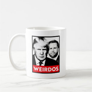 Caneca De Café Anti Trump Vance - Estranhos