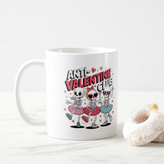 Caneca De Café Anti Valentine Girls Club Mug | Sassy Gift