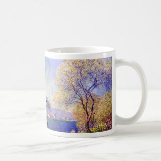 Caneca De Café Antibes visto do jardim de Salis - Claude Monet