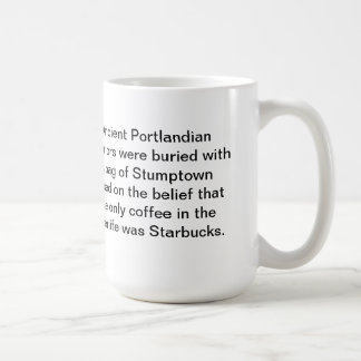 Caneca de café antiga de Portland: Enterre-me com