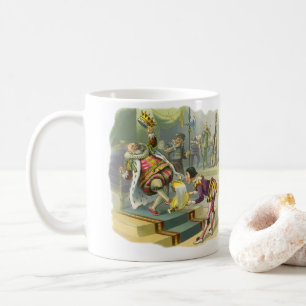 Caneca De Café Antiga Rima Infantil Poema Canção Old King Cole