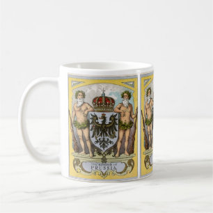 Caneca De Café Antigo casaco de armas prussiano