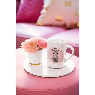 Caneca De Café Antigo Egito Rainha Forte Histórica Nefertiti
