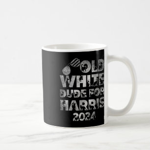 Caneca De Café Antigo Homem Branco Para Harris Kamala Harris 2024