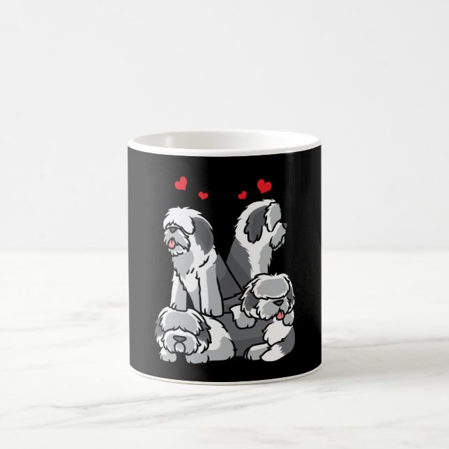 Caneca De Café Antigo pastor Inglês (Centro)