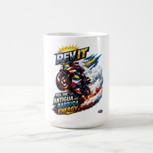 Caneca De Café Antigua e Barbuda Clássico Colorido