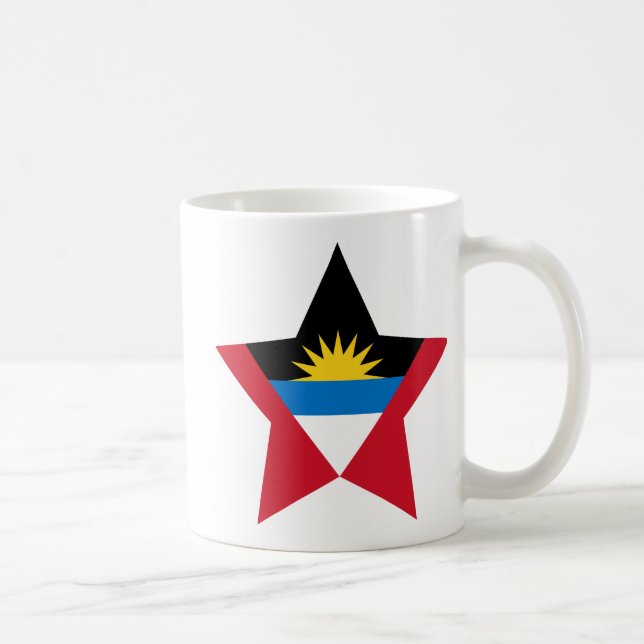 Caneca De Café Antígua+e+Estrela de Barbuda (Direita)