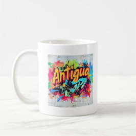 Caneca De Café Antigua Grafite Vibes: Island Street Art Ed