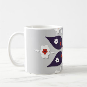 Caneca De Café Antiguamente otomano azulejo turco desenhado,abstr