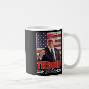 Caneca De Café Antijoe Biden engraçado conservador Donald Trump 2