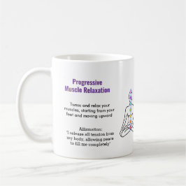 Caneca De Café Antistress Peace serenity Chakra Relax calm
