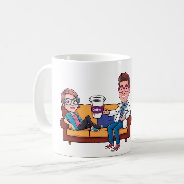 Caneca De Café ANTISTRESS This coffee is my therapy (Frente Esquerda)