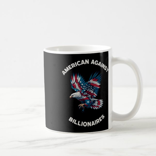Caneca De Café Antitrupe Antimilionário Americano  (Direita)