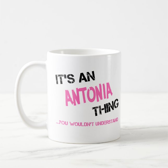 Caneca De Café Antonia, coisa que você não entenderia. (Esquerda)