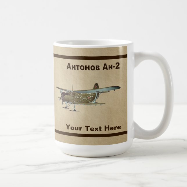 Caneca De Café Antonov An-2 (Direita)