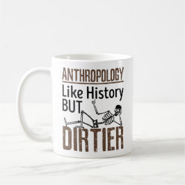 Caneca De Café Antropologia Forense Como A História, Mas Mais Irr