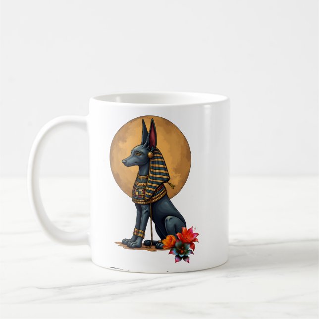 Caneca De Café Anúbis ao luar,  (Esquerda)