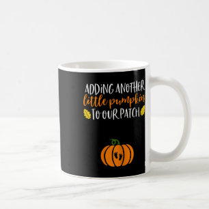 Caneca De Café Anunciamento de Gravidez da Abóbora Halloween Byby