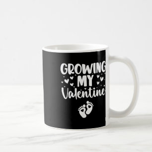 Caneca De Café Anunciando Minha Gravidez ao Meu Valentim de uma M