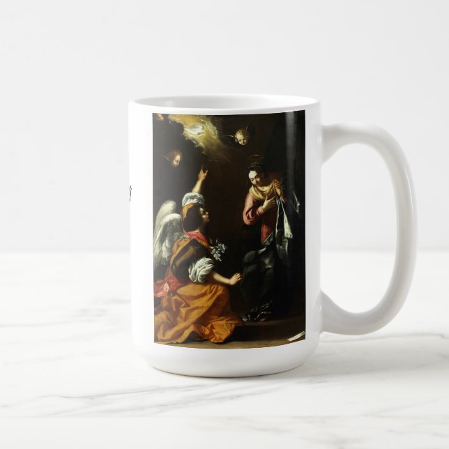 Caneca De Café Anúncio de Artemisia Gentileschi (Direita)
