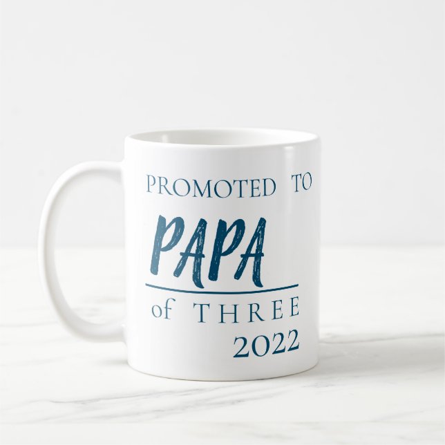 CANECA DE CAFÉ ANÚNCIO DE GRAVIDEZ AO PAPA# DE CRIANÇAS (Esquerda)