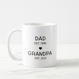 Caneca De Café Anúncio de Gravidez Revelação do Bebê para o Pai o