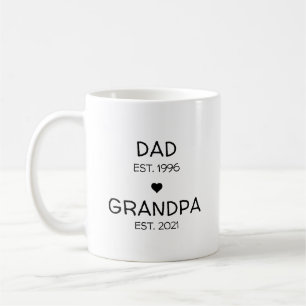 Caneca De Café Anúncio de Gravidez Revelação do Bebê para o Pai o
