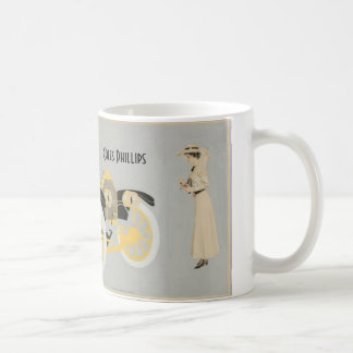 Caneca De Café Anúncio do carro ilustrado por Coles Phillips