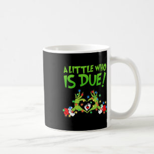 Caneca De Café Anúncio engraçado de gravidez de Natal Nova Mamãe
