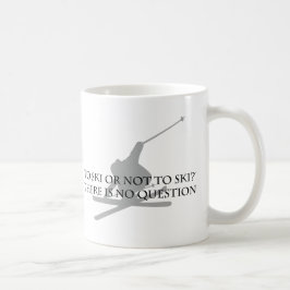 Caneca De Café Ao esqui ou para não esquiar