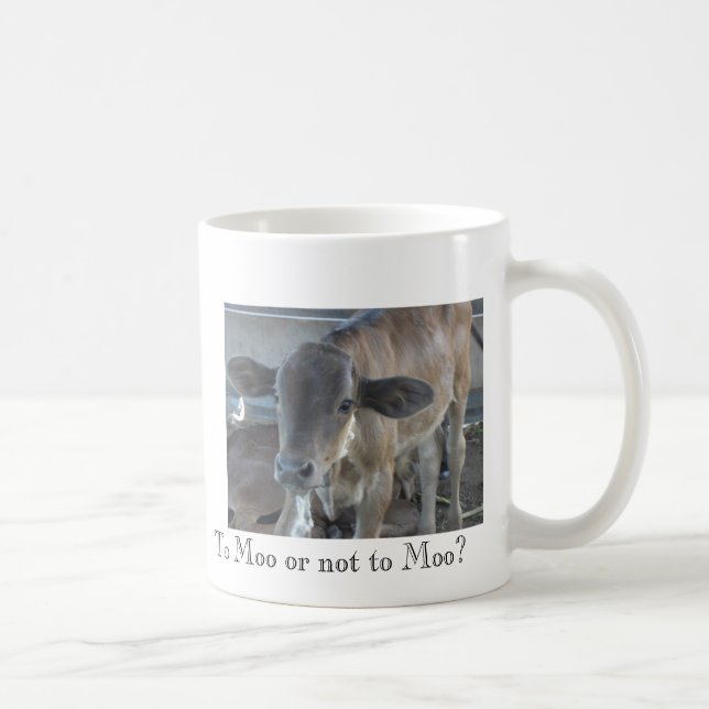 Caneca De Café Ao MOO ou não ao MOO? (Direita)