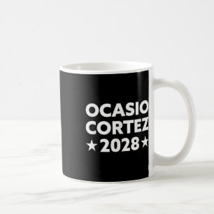 Caneca De Café Aoc 2028 - Ocasio Cortez 2028