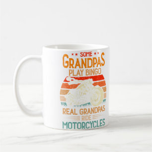 Caneca De Café Aos Verdadeiros Avôs Andam de Motocicletas Amantes