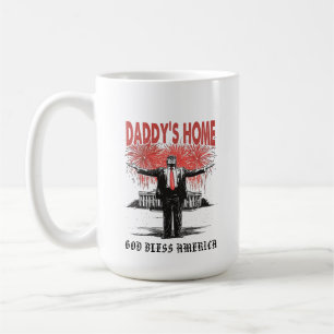 Caneca De Café *~* AP16 - Trump Papai está em Casa MAGA Casa Bra