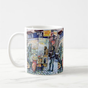 Caneca De Café Apaixonado por Problemas, E Em Problemas Com O Amo