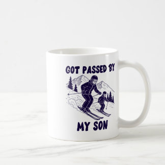 Caneca De Café Apanhado Pelo Meu Filho Piada de Papai Montanha Hu