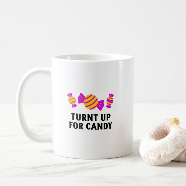 Caneca De Café Apareça para doces doces (Com Donut)