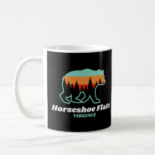 Caneca De Café Apartamentos de ferradura Virginia VA Bear Retro V