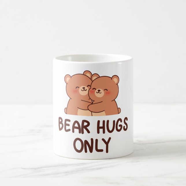 Caneca De Café Apenas Abraços de Urso (Centro)