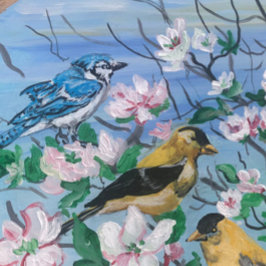 Caneca De Café Apenas Apontando Jays Azuis