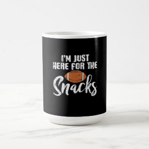 Caneca De Café Apenas Aqui Para Os Lanches Futebol Americano Engr